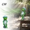 Creative Gifts for Gardeners Frog Garden Statue, Spring Base Resin Figurine, Weatherproof Handmade Gift Ideas Figurine Fence Balcony Patio Lawn