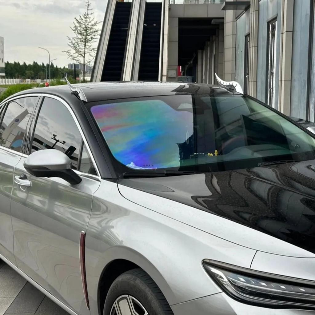 Roof Decoration For Car Vehicle Roof Ornament Dragon Horn Decorative Auto Accessories 2 Pieces For Truck Sedan SUV RV Halloween