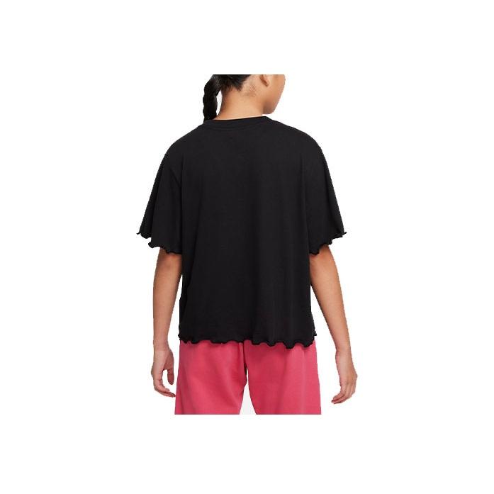 Nike Kids FW22 Printed Casual Short Sleeve T-Shirt Kids Tops Black DO1351-010