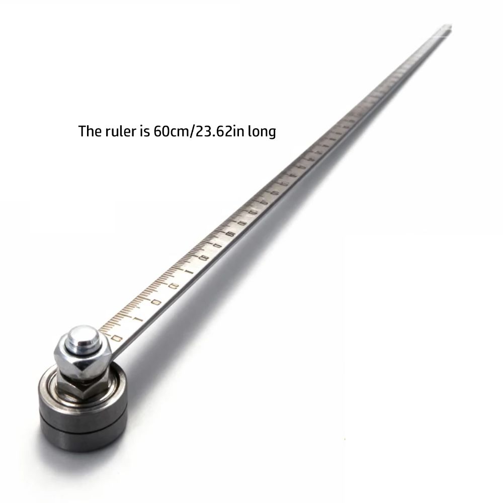 Dual Bearing Positioning Calipers Adjustable Stainless Steel Caliper Caliper Guide  Carpentry Work