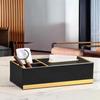 elegant black dual compartment