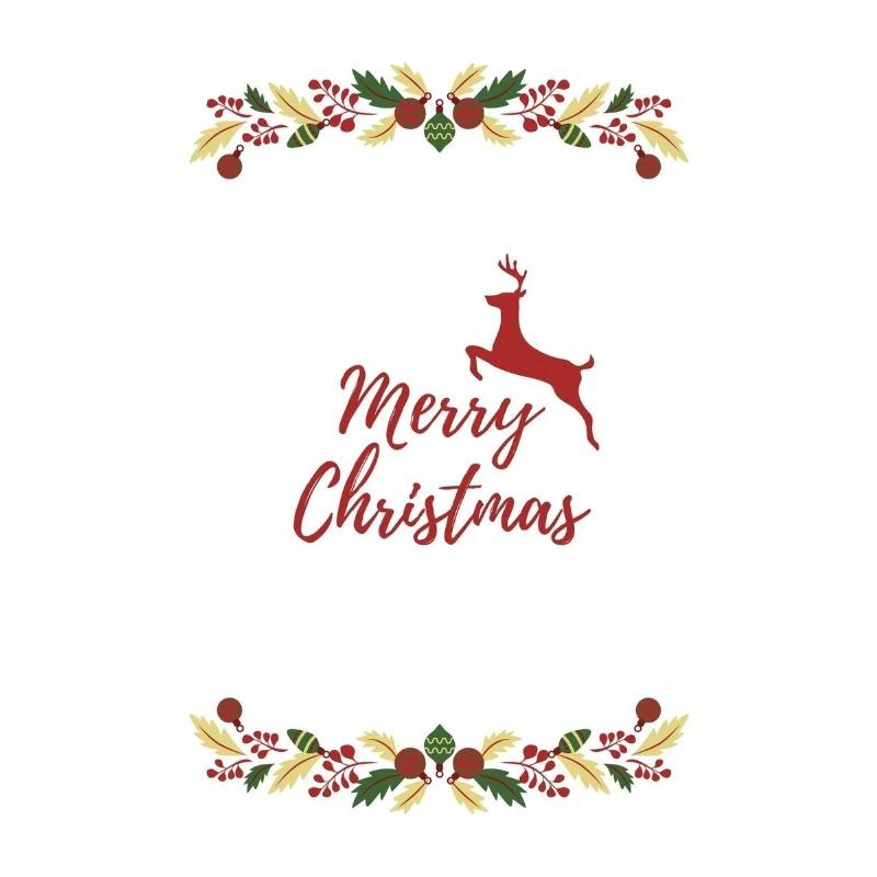 Vintage Merry Christmas Tree Deer Snow Art Poster Canvas Painting Festive Wall Prints for Living Room Home Decor