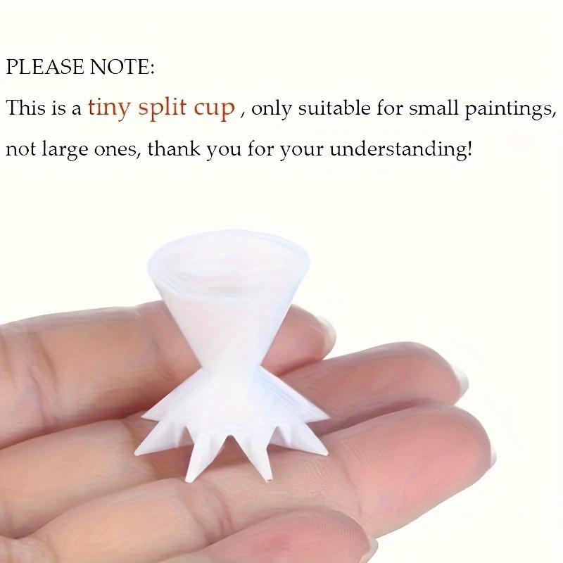 Mini Acrylic Paint Pouring Cup with 7-Leg Funnel Design - Durable Plastic, Controlled Flower Patterns for DIY Art Projects