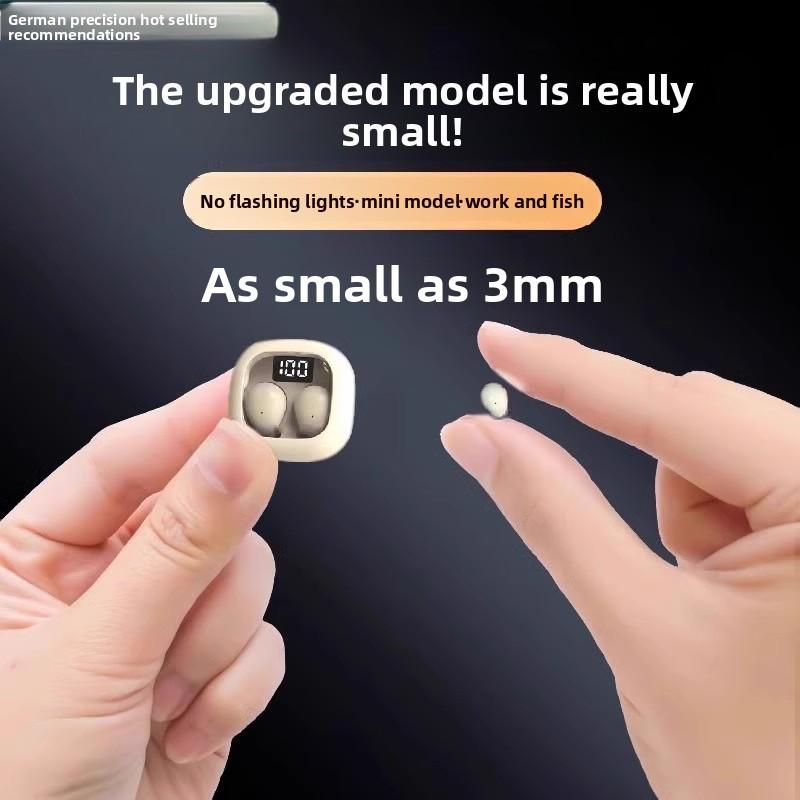 QUEED Private Model Mini Wireless in-ear Bluetooth Headphones, Dual-ear Ultra-long Battery Life, Noise-cancelling Sleep