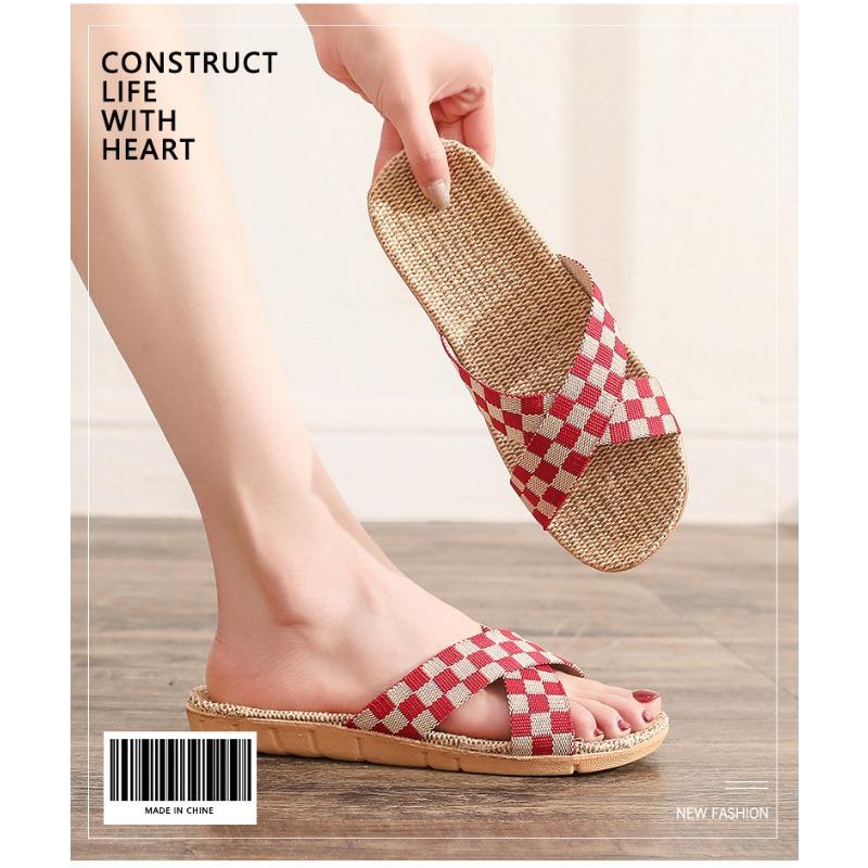 Fashion Summer Linen Slippers for Women