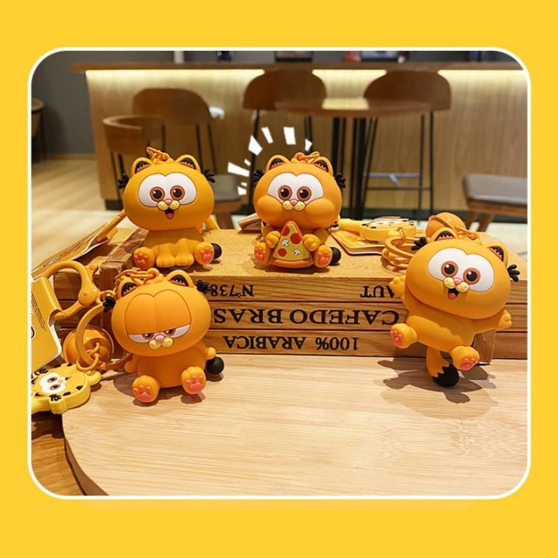 Adorable Garfield Keychain With Creative Cartoon Design Perfect For Birthdays And Holidays