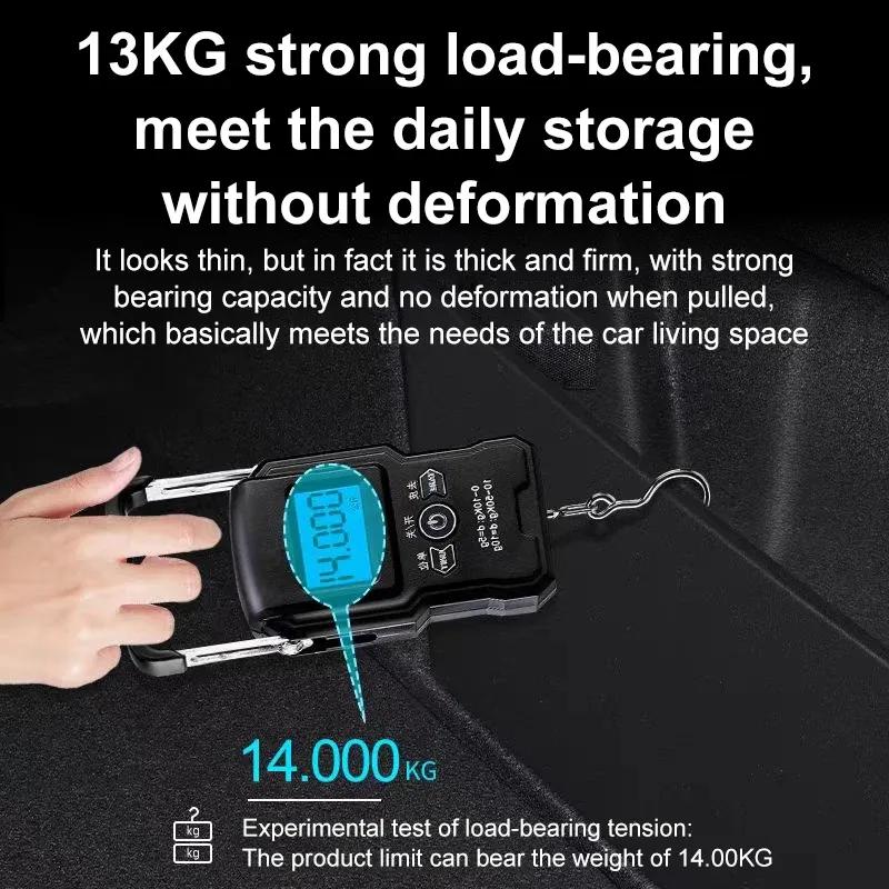1pc For Leapmotor C10 2024 2025Rear Spare Compartment Partition Rear Trunk Storage Box Extreme Interior Modification Accessories