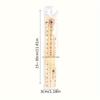 2pcs Creative Acrylic Transparent Folding Ruler Simple Scale Plastic Ruler Drawing Ruler for School Office Gadgets