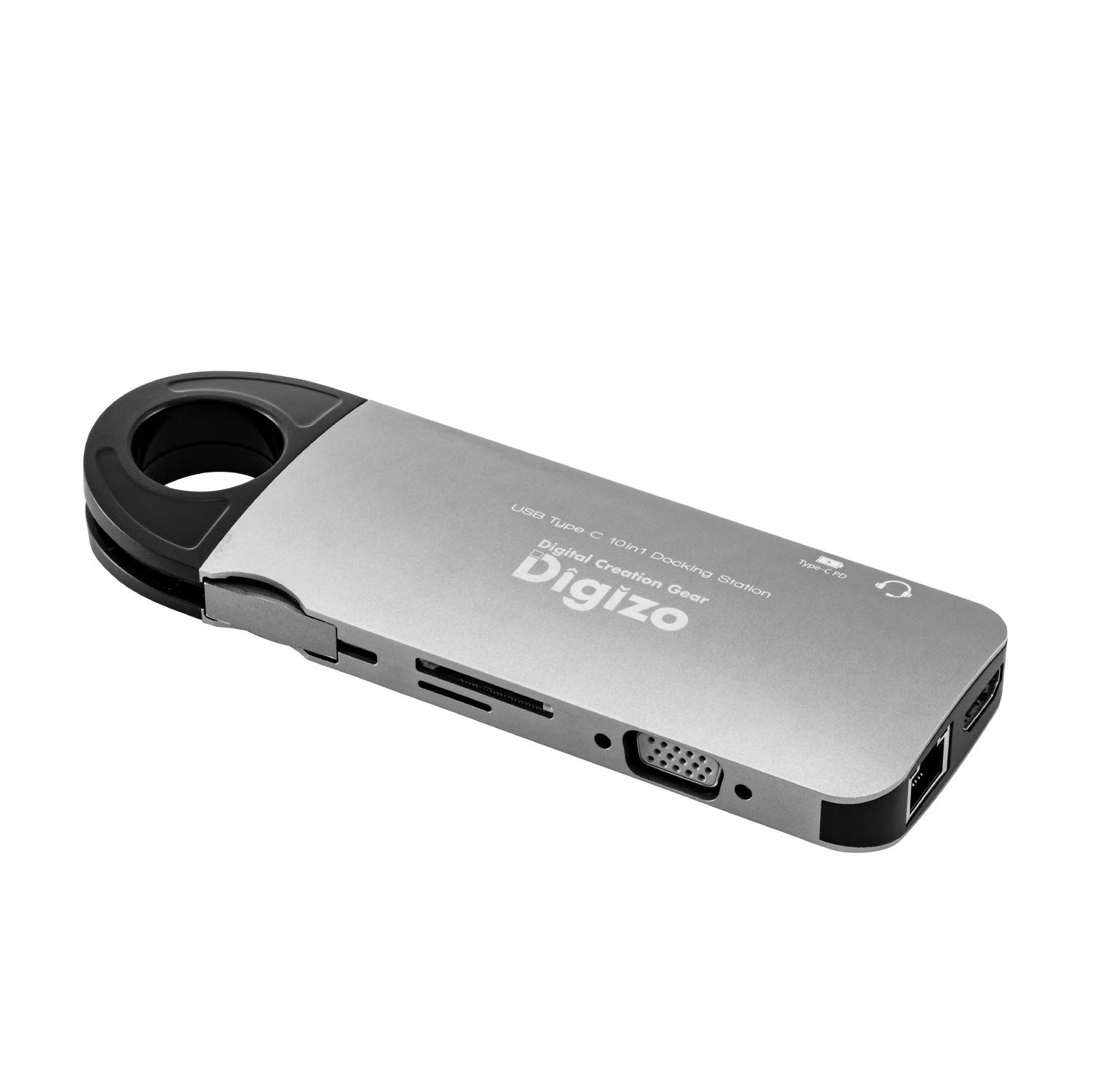 

Док-станция Princeton 10in1 PD совместимая с USB PUD-CDOC10 Type-C серебряный