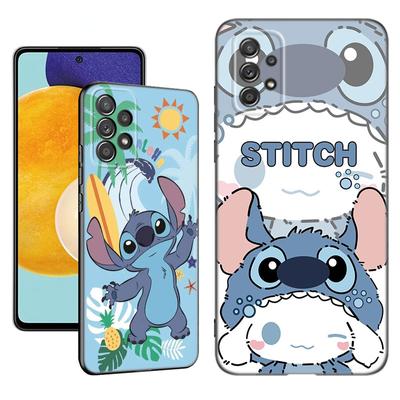 Süße S-Stitch Ohana Handyhülle für Samsung A13 A22 A24 A32 A23 A25 A34 A35 A52S A53 A54 A55 A73 A12 A14 A15 A31 A33 A50 A51 A72