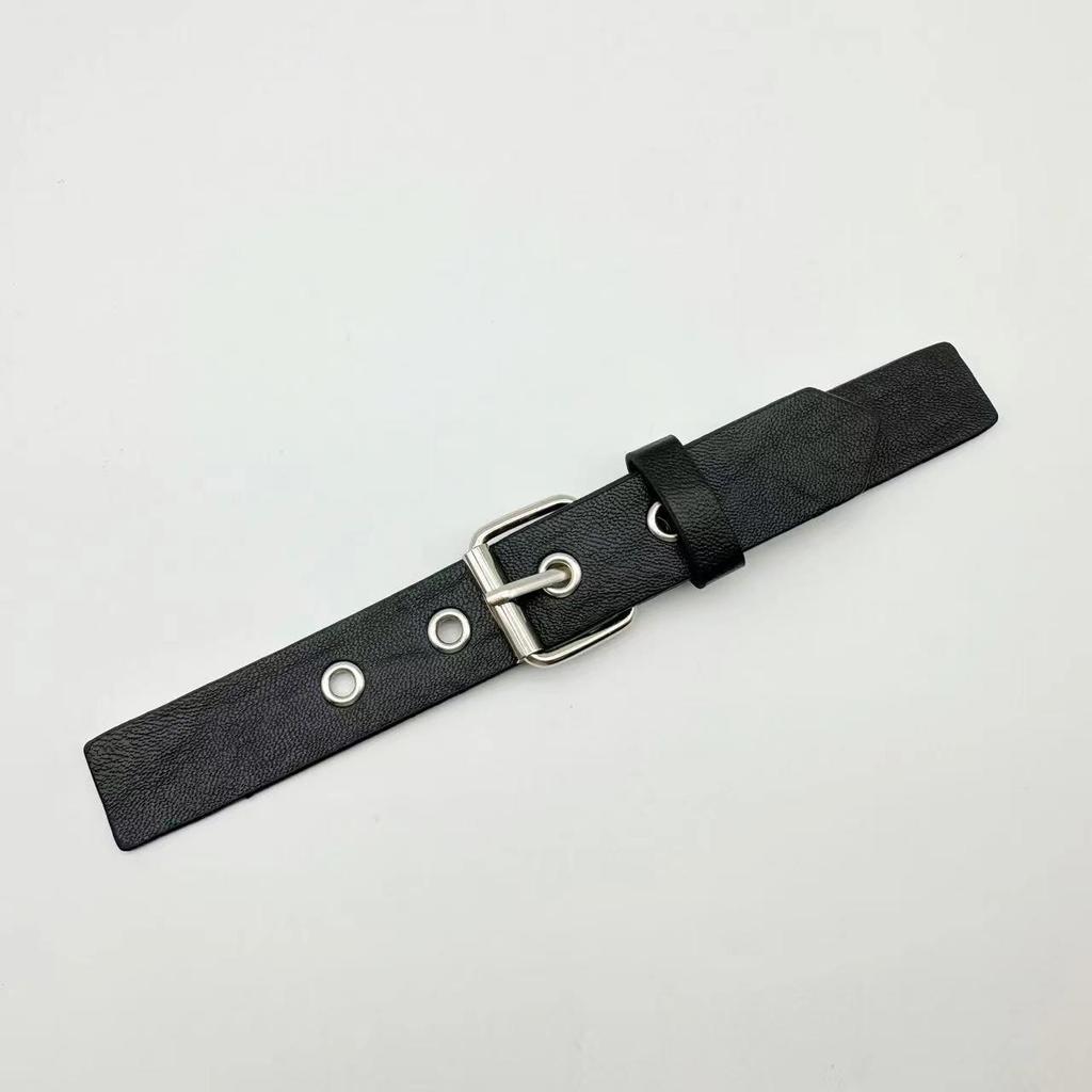 Metal Leather Buckle Collar Button & Decorative Belt Cufflink Snap Eyelet Accessories