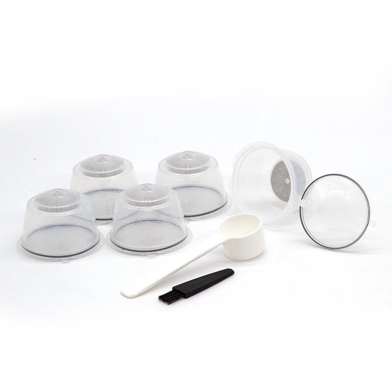 Coffee Capsule Filters with Spoon & Brush (5-Pack)