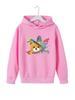 Unisex Autumn Plus Velvet Printed Hoodie - Casual Versatile Outerwear for Men, Women, and Children