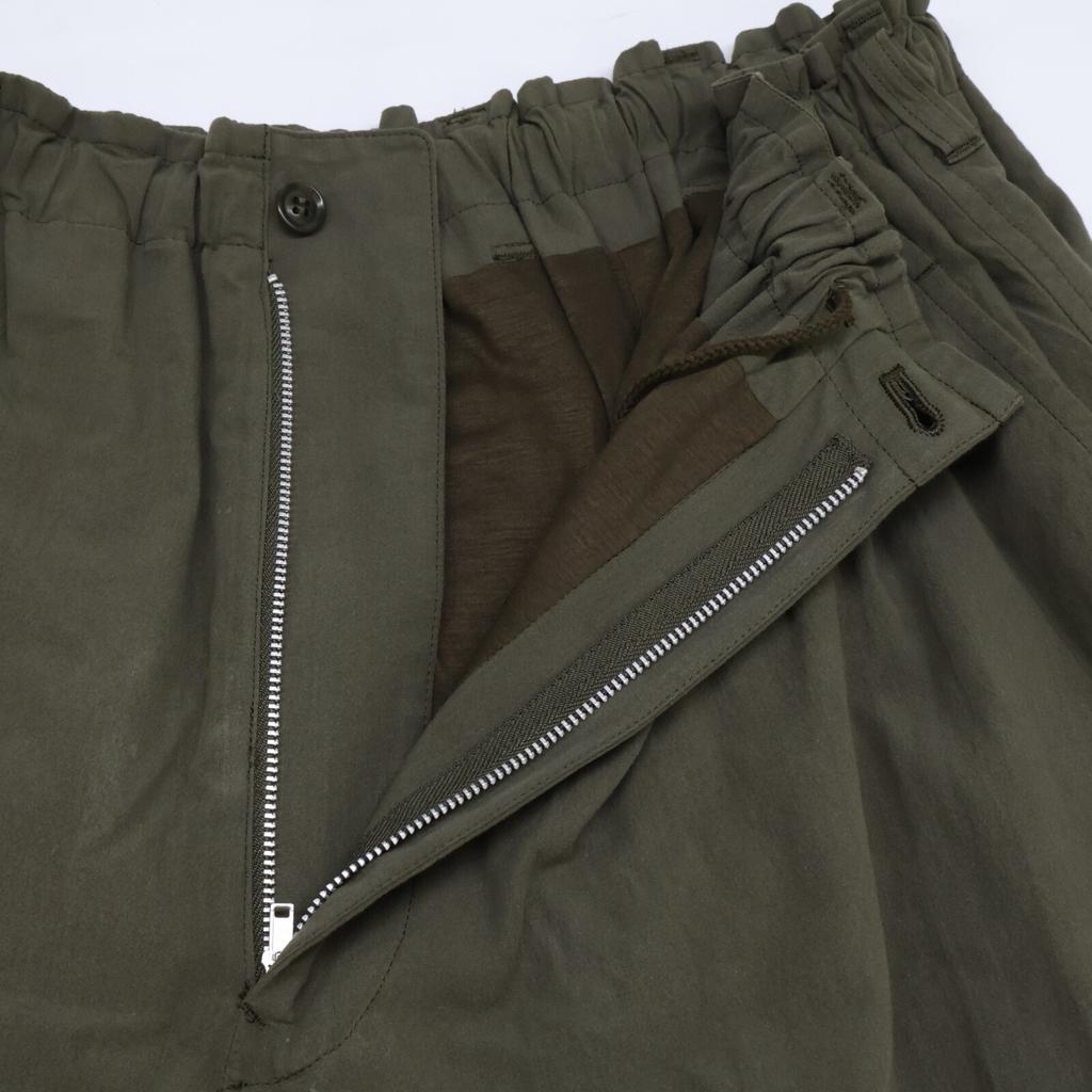 Y's YV-P01-026 Olive Balloon Silhouette Pants Bottoms 1 oliveUsed
