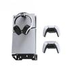 Wall Mount for PS5 Slim/PS5 (Disc and Digital), Steel Wall Bracket with 1 Headset Holder and 2 Controller Hooks