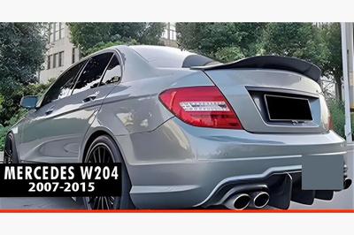 Spoiler DPT V-2 (černý lesk) pro Mercedes C-class W204 2007-2015
