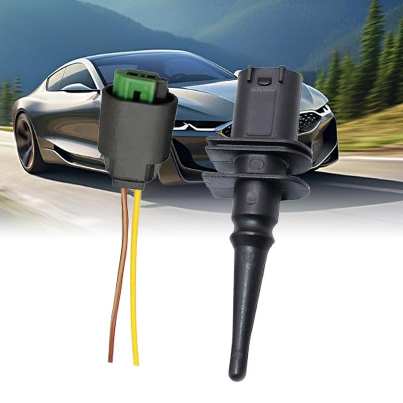 For BMW MINI Ambient Air Temperature Sensor with Connector Plug for BMW 1 6 7 Series E39 E46 X3 X5 X6 Z4 Z8 R50 R53 R56 R55