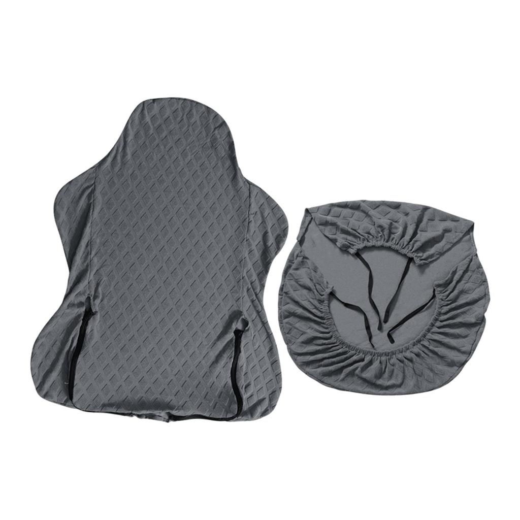 Office Racing Computer Chair Slipcover Dustproof Stretchable Polyester Material Water Repellent Removable Anti Slip Reusable