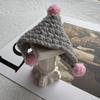 Candy Color Animal Doll Hat Cute Casual Wear Hat High Quality Mini Knitted Hats  for Skirt
