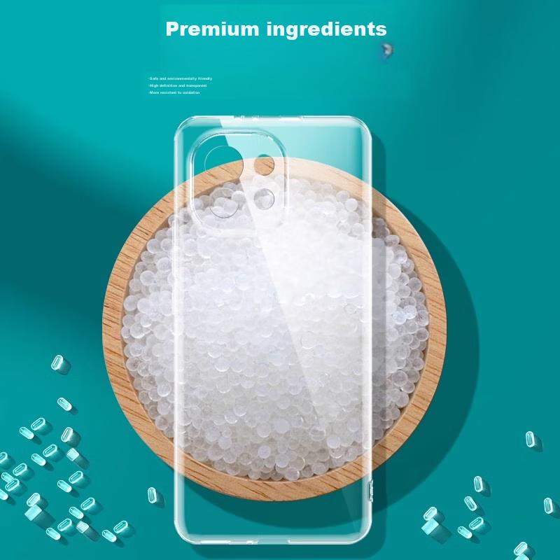 Kelleia Xiaomi 11 Phone Case, Xiaomi 11 Protective Cover, Full Protection Shockproof TPU Soft Case/Protective Cover, Transparent, 6.81 Inches