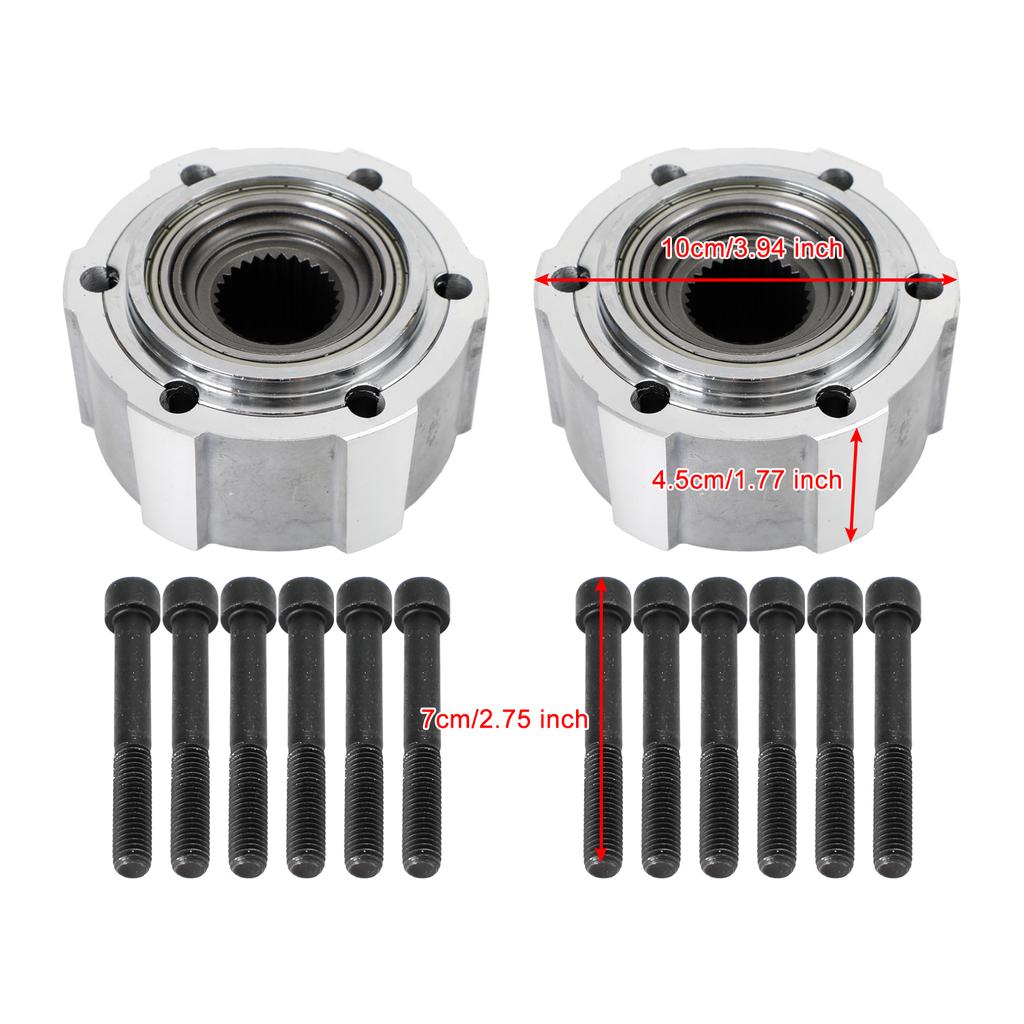 2pcs Manual Locking Hubs 28 Spline 40250-2S610 For Nissan D21 Base/SE/XE Pickup