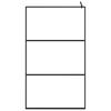 Vidaxl Shower Wall, Transparent Esg Glass, 115 X 195 Cm