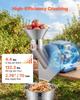 550W Electric Fruit Apple Crusher, SUS304 Desktop Crushing Machine, Grinds Whole Apples Up to 70mm Dia, 60 KG/H Capacity, Cider Press for Apples,
