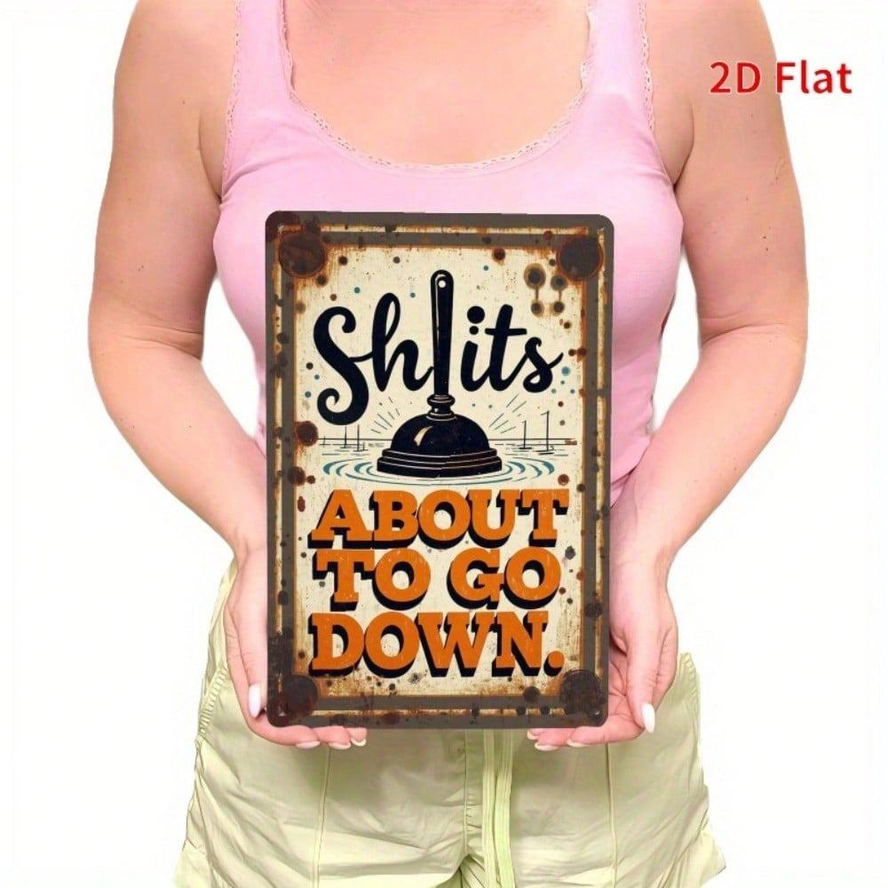 Funny Metal Tin Sign Novelty Home Wall Decor Art Plate