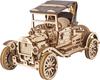 UGEARS Retro Car 70175 Wooden Puzzle Car Craft Model No Glue or Tools Required Adults and Children Intermediate Level - - - -