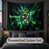 Custom Name Text Tapestry,Borussia Mönchengladbach Decorative Wall Hanging, Background Tapestry For Home Bedroom