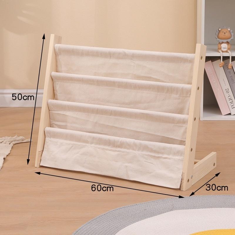 Children's Floor-standing Bookshelf Multi-layer Removable Picture Book Storage Rack Home Newspaper Organziner