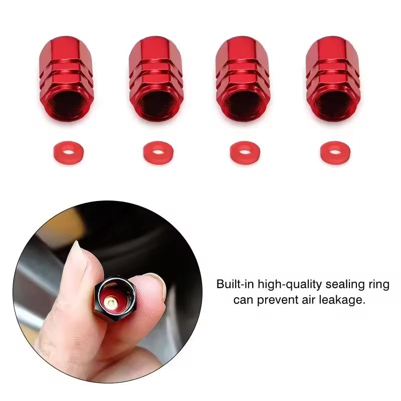 4Pcs Alloy Car Valve Cap Wheel Valves Dust Cover Tire Accessories For  Subaru STI Forester Impreza Tribeca Crosstrek Legacy WRX Z9