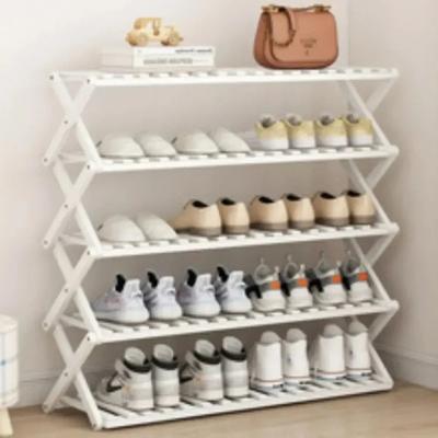 Folding Shoe Rack Household Dustproof Storage Shoe Shelf Dormitory Saves Space Shoes Organizer Shelving Multilayer Storage Racks