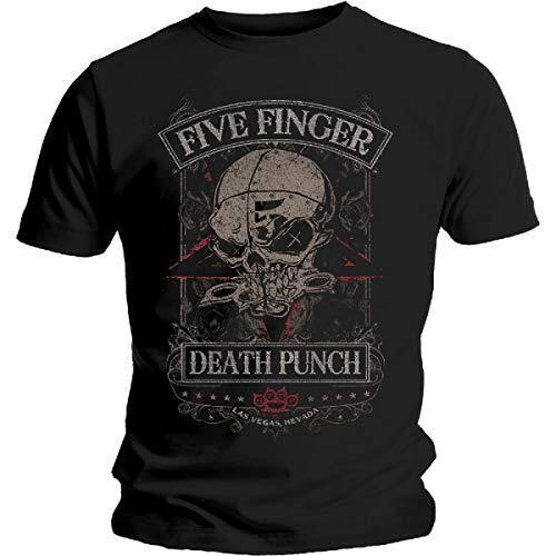 Five Finger Death Punch Men s FFDPTS22MB T-Shirt, Black, XL 2XL