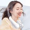 Neck Fan Portable Mini Fan USB Rechargeable Quiet Fan Outdoor Sports Bladeless Fan White