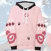 Bluzy z kapturem Cosplay Ukinami Yuzuha Gra Zenless Zone Zero Bluzy z nadrukiem 3D Bluza z długim rękawem i kieszenią Unisex