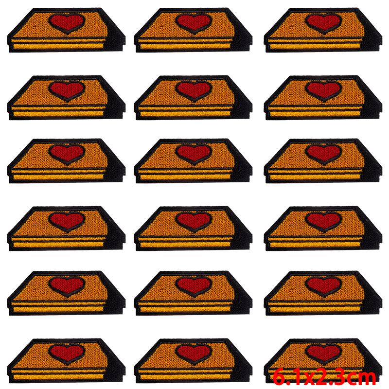 

10 шт./лот мультяшный конверт нашивка утюгом нашитые нашивки для одежды термоклеящиеся нашивки на одежду сердце плавкая нашивка