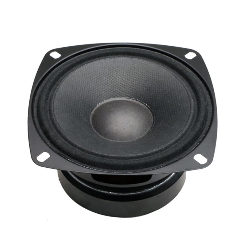 4Inch 40W Woofer Subwoofer Speaker Unit Bulletproofs Cloth Diaphragm For Enhances Bass Response Metal Frame Construction