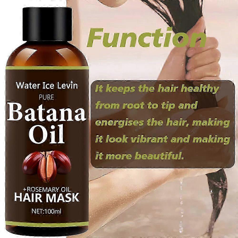 Raw Batana Oil for Hair Growth, 100% Natural Organic Botana Oil for Men & Women, Enhances Thickness, Prevent Hair Loss, Strengthen & Moisturizing 100m