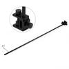 Black Portable Aluminum Alloy Folding Light Bracket Stand Outdoor Camping Table Lamp Pole