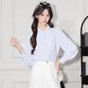 Women's French Style Doll Collar Chiffon Blouse