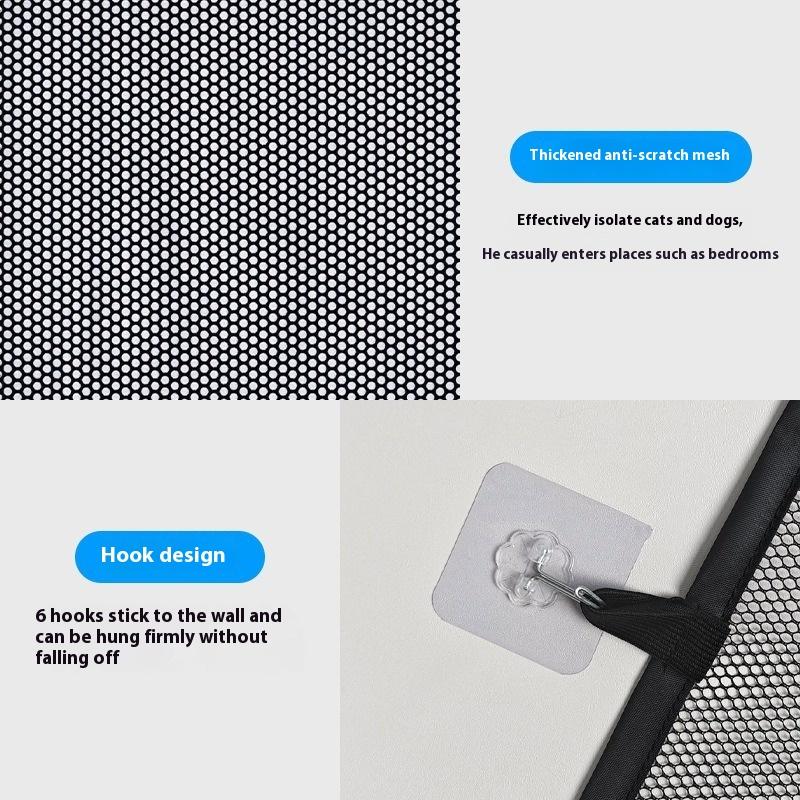Gard pliabil pentru câini, plasă de izolare pentru animale de companie, gard de siguranță, poartă magică pentru animale de companie, ușă de siguranță pentru bebeluși