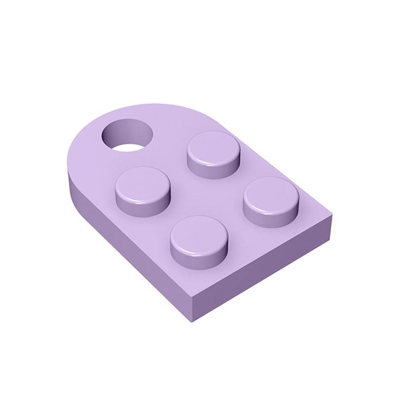 50PCS 3176 Plate Modified 2 x 3 with Hole Bricks Toys For Technical MOC Buildings Blocks Compatible High-Tech Gift