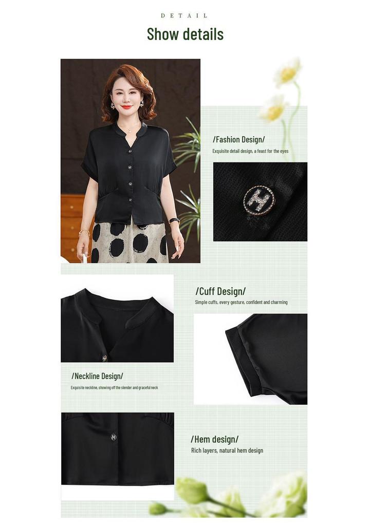 Mamas Sommer-Mode Schlankmachendes Zweiteiliges Kleid Set für 2026: Stilvolles Cardigan-Top & Rock für Frauen mittleren Alters und ältere Frauen