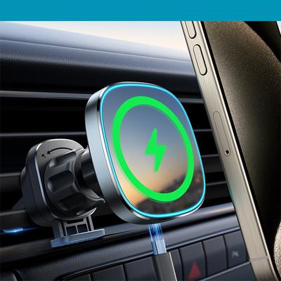 Car Charger, Upgraded Smart Chip, Wireless Car Phone Holder Charger Vent Dashboard Car Phone Holder Vent Universal Charging