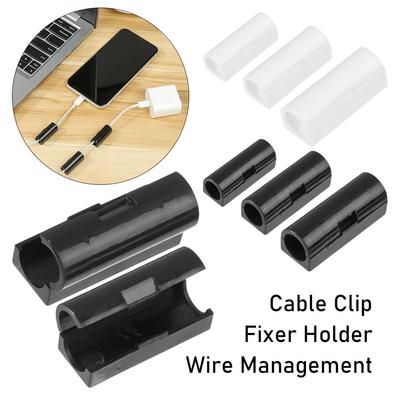 Practical Firm Organizer Self-adhesive Desktop Tidy Buckle Line Cable Clip Wire Management Data Line Fixer Holder Cable Clamp