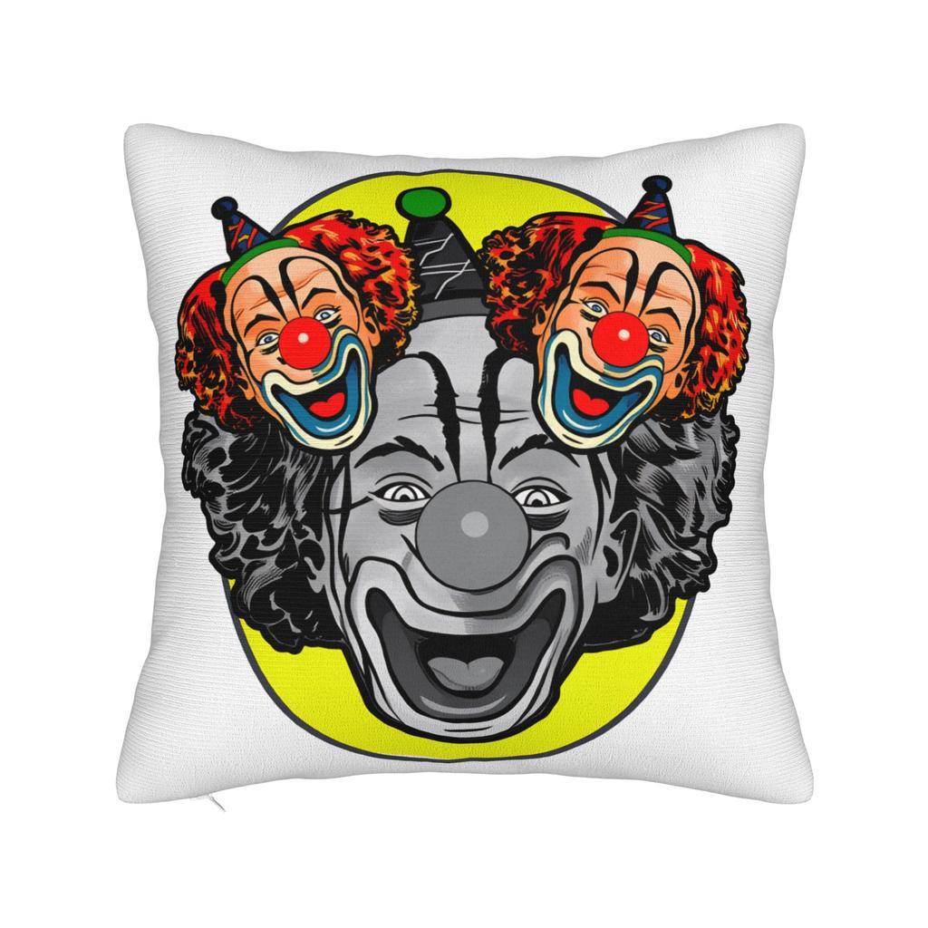 Funny Clowns B-Bozoeds  Pillow Cover Comfy Cushion Cover Kawaii Pillow Case For Chair Sofa Home Decor