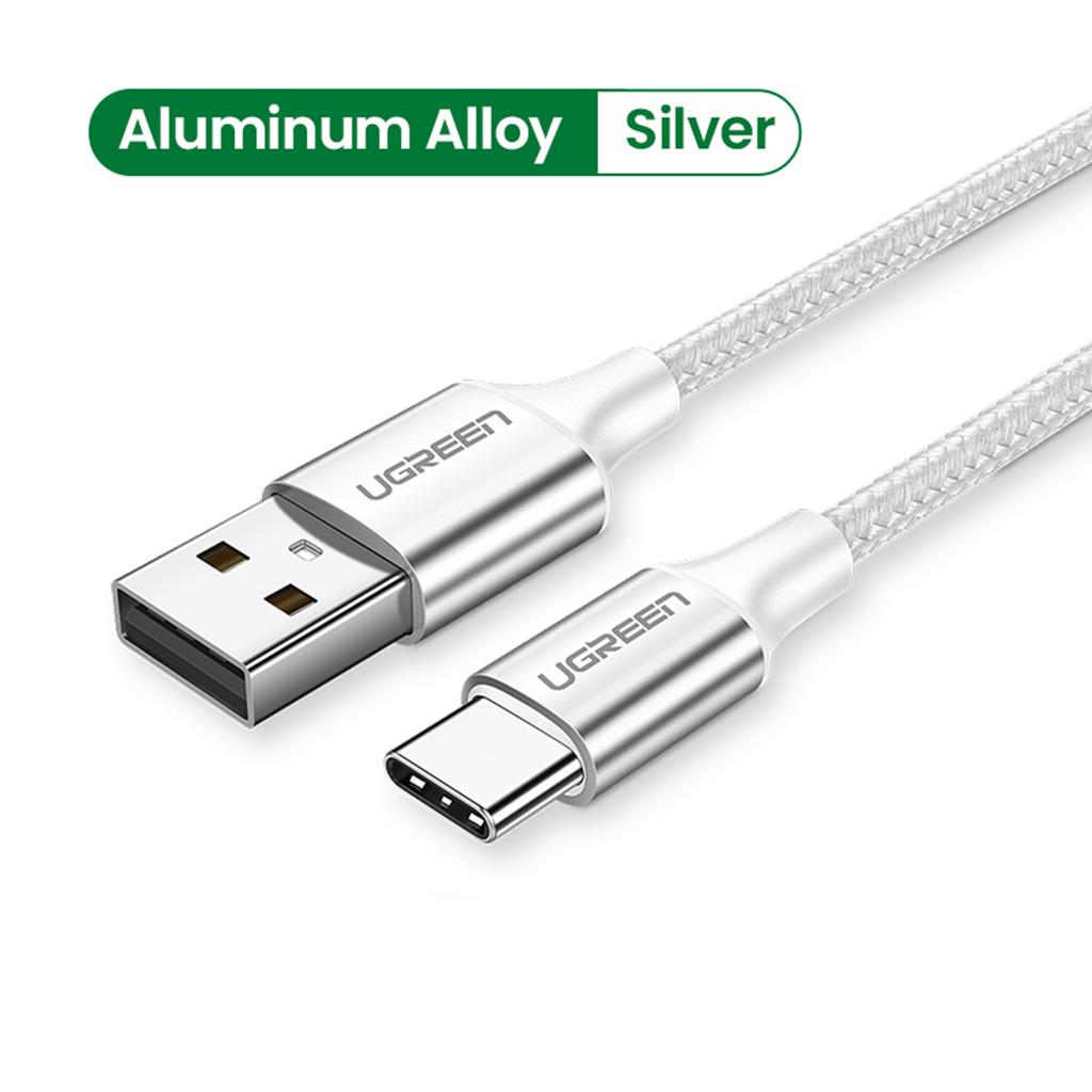 Ugreen Type-c Data Cable 3a Fast Charging Transmission Line Compatible For Android Xiaomi 8/9 Huawei Mate20p40 Honor Redmi