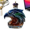 Handcrafted Crystal Glass Multifunctional Beverage Dispenser Feature Artistic Seahawk Shape Ideal For Home Pubs Decors