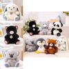 Cute Plush Animal Toy Koala Cat Rabbit Simulation Doll Stuffed Doll Holiday Gift